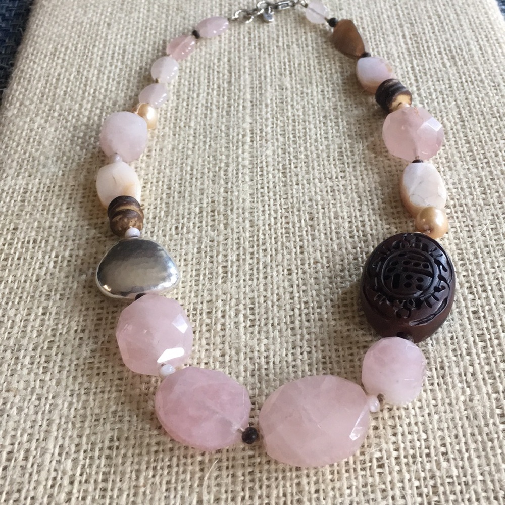 Silpada’s Rose Quartz necklace